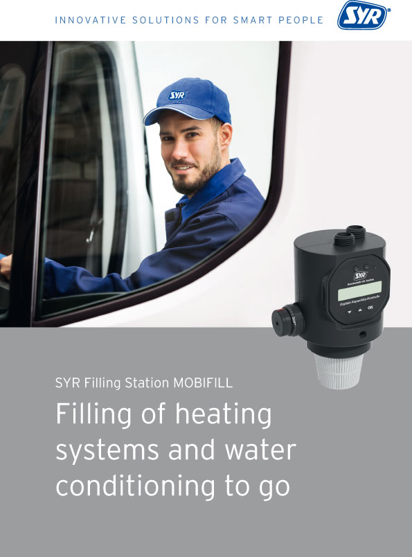 Filling of heating
systems and water
conditioning to go