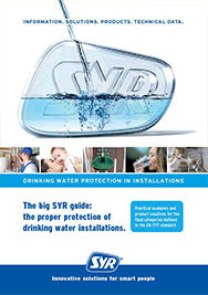 the proper protection of
drinking water installations.